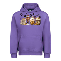 Tulip Dog Mom Coffee Lover Coffee Cups Urban Hoodie - MaliasSmallBusiness