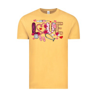 Vintage Mustard love nurse valentines day Vintage Tee - MaliasSmallBusiness