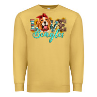 Antique Gold love beagles Premium Sweatshirt - Artiststas