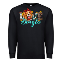 Black love beagles Premium Sweatshirt - Artiststas