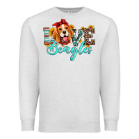 Oatmeal Heather love beagles Premium Sweatshirt - Artiststas