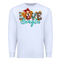 White love beagles Premium Sweatshirt - Artiststas