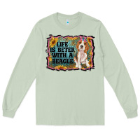 Matcha life is better with a beagle Long Sleeve Tee - RanaPortraitStore