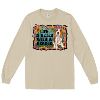 Mushroom life is better with a beagle Long Sleeve Tee - RanaPortraitStore