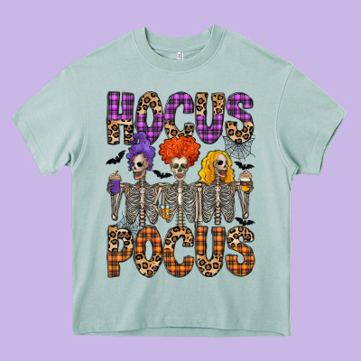 Hocus Pocus Heavy Core Tee Designed By Cowhidedigitalart