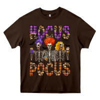 Chocolate Brown hocus pocus Heavy Core Tee - CowhideDigitalArt