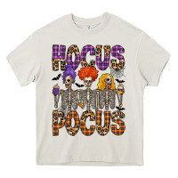 Cream hocus pocus Heavy Core Tee - CowhideDigitalArt