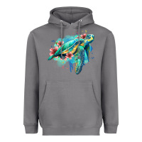 Storm floral turtle Heavyweight Hoodie - Jasminsmagicworld