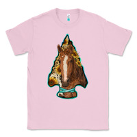 Bubblegum Pink arrowhead horse Classic Tee - RanaPortraitStore