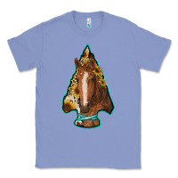 Colony Blue arrowhead horse Classic Tee - RanaPortraitStore