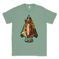 Sage arrowhead horse Classic Tee - RanaPortraitStore
