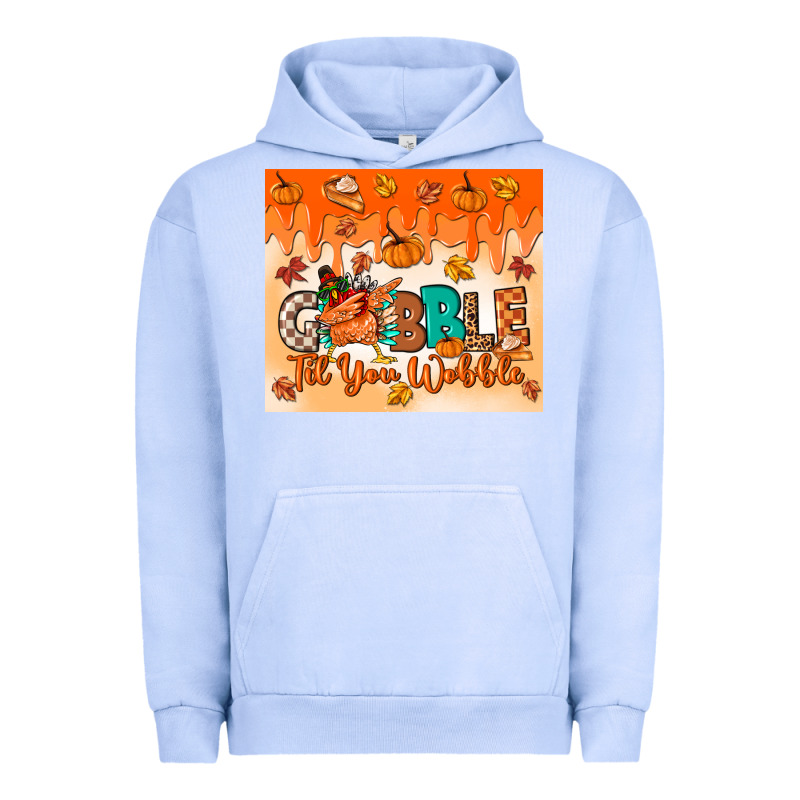 Gobble Til You Wobble Tumbler Urban Hoodie by MaliasSmallBusiness | Teevron
