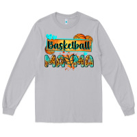 Moon Dust basketball mama with leopard Long Sleeve Tee - Zillion Design Studio