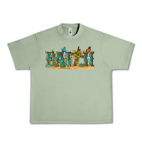Oil Green western faith Urban Heavy Tee - texasbilliewilder