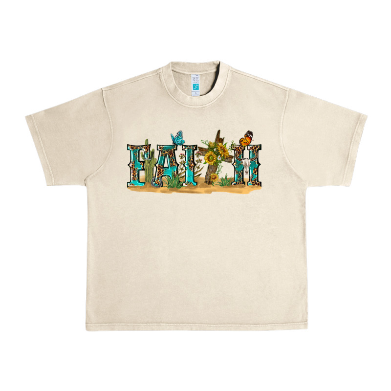Western Faith Urban Heavy Tee by texasbilliewilder | Teevron