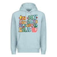 Blue Mist in my 100 days of school era Premium Hoodie - MaliasSmallBusiness