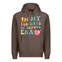 Coffee in my 100 days of school era Premium Hoodie - MaliasSmallBusiness