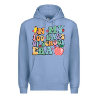 Colony Blue in my 100 days of school era Premium Hoodie - MaliasSmallBusiness