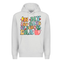 Dove Grey in my 100 days of school era Premium Hoodie - MaliasSmallBusiness