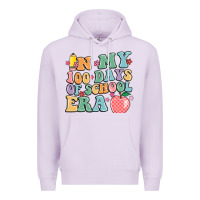 Lilac in my 100 days of school era Premium Hoodie - MaliasSmallBusiness