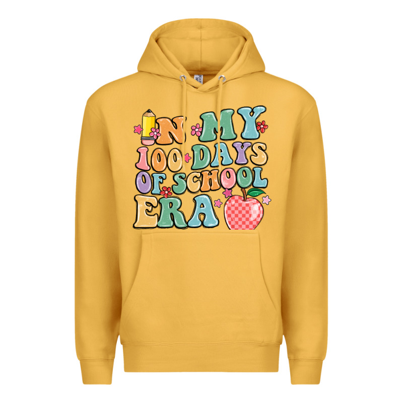 In My 100 Days Of School Era Premium Hoodie by MaliasSmallBusiness | Teevron