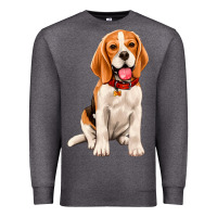 Charcoal Heather beagle Premium Sweatshirt - Artiststas