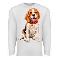 Oatmeal Heather beagle Premium Sweatshirt - Artiststas