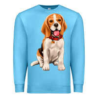 Ocean Blue beagle Premium Sweatshirt - Artiststas