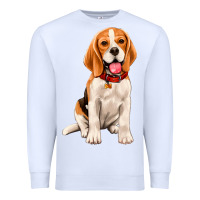 White beagle Premium Sweatshirt - Artiststas