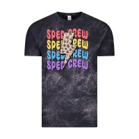 Cloud Black sped crew Vintage Tee - MaliasSmallBusiness
