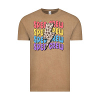 Vintage Coffee sped crew Vintage Tee - MaliasSmallBusiness