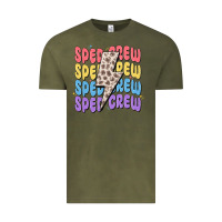 Vintage Olive sped crew Vintage Tee - MaliasSmallBusiness
