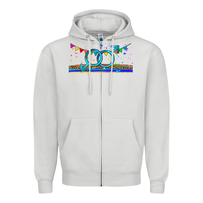 Lgbtq Gay  Libbey Glass Zipper Hoodie by HRA Design Shop | Teevron