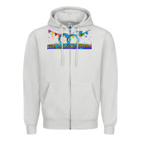 Dove Grey lgbtq gay  libbey glass Zipper Hoodie - HRA Design Shop