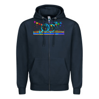 Navy lgbtq gay  libbey glass Zipper Hoodie - HRA Design Shop