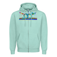 Seafoam lgbtq gay  libbey glass Zipper Hoodie - HRA Design Shop