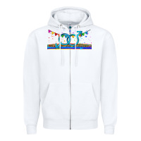 White lgbtq gay  libbey glass Zipper Hoodie - HRA Design Shop