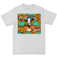 Dove Grey Cow fall pumpkin Premium Tee - Artiststas