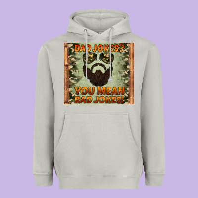 Dad Jokes You Mean Rad Jokes Heavyweight Hoodie Designed By Artiststas