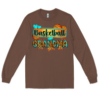 Chestnut basketball grandma with leopard Long Sleeve Tee - Zillion Design Studio