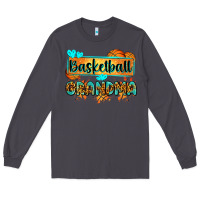 Smoke basketball grandma with leopard Long Sleeve Tee - Zillion Design Studio