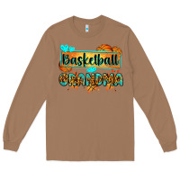 Toasted Coconut basketball grandma with leopard Long Sleeve Tee - Zillion Design Studio
