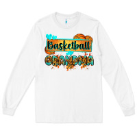 White basketball grandma with leopard Long Sleeve Tee - Zillion Design Studio