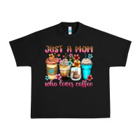 Black just a mom who loves coffee Urban Heavy Tee - Zillion Design Studio
