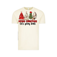 Vintage Arctic merry christmas let s play ball baseball Vintage Tee - MaliasSmallBusiness