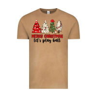 Vintage Camel merry christmas let s play ball baseball Vintage Tee - MaliasSmallBusiness