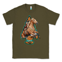 Army Green arrowhead horse, Classic Tee - RanaPortraitStore