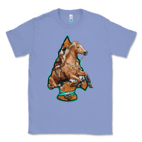 Colony Blue arrowhead horse, Classic Tee - RanaPortraitStore