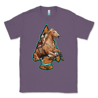 Lavender arrowhead horse, Classic Tee - RanaPortraitStore
