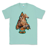 Seafoam arrowhead horse, Classic Tee - RanaPortraitStore